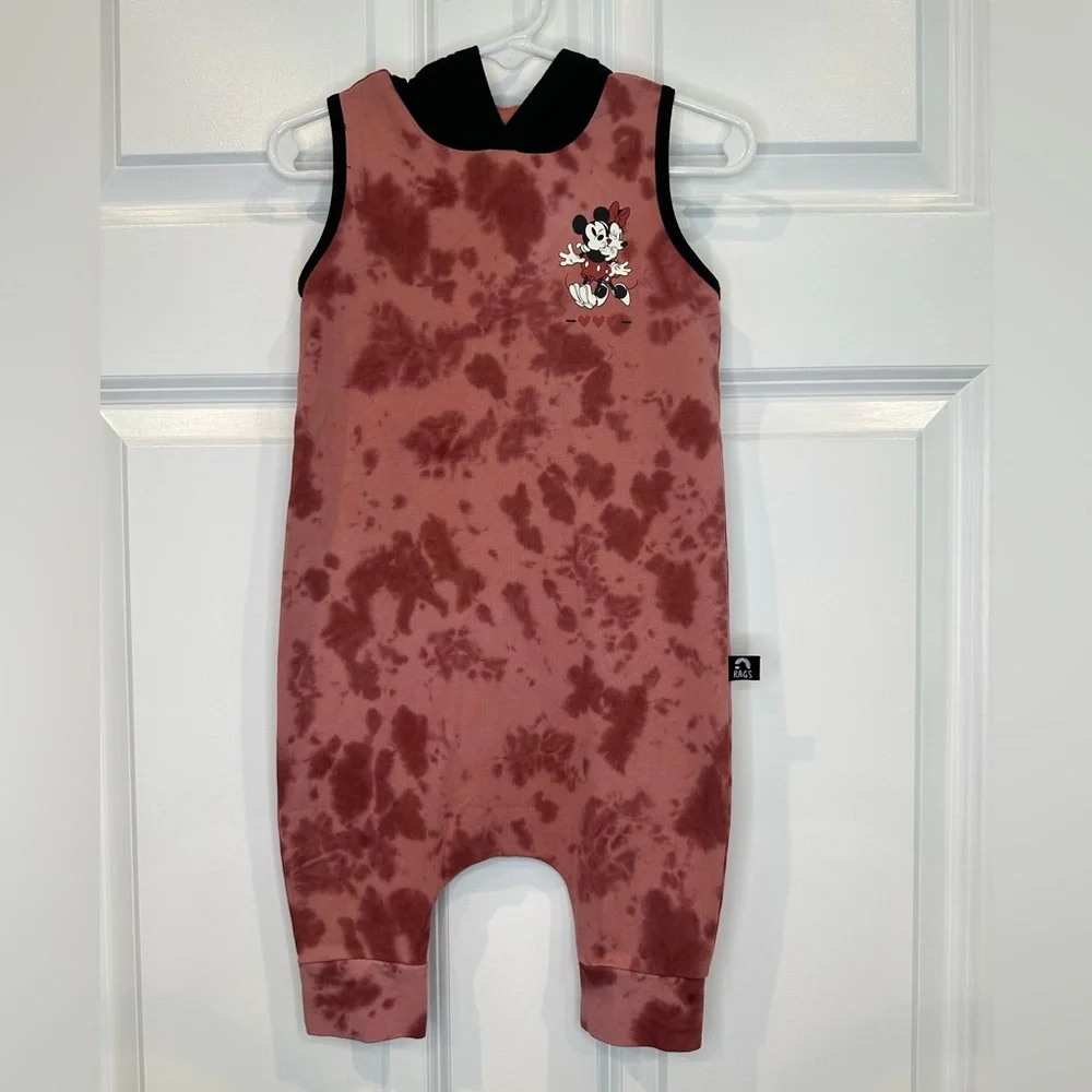 Rags Hooded‎ Romper Disney Mickey Size 18-24 months